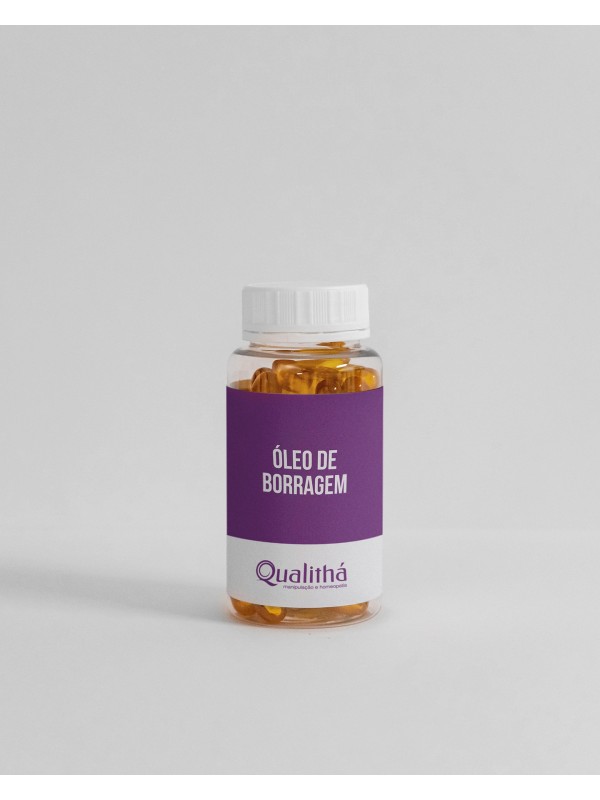 Óleo de Borragem 500 mg - 60 Cápsulas